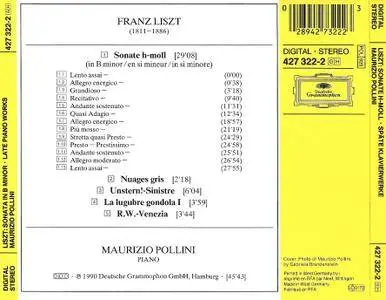 Maurizio Pollini - Franz Liszt: Sonata in B minor; Late Piano Works (1990)