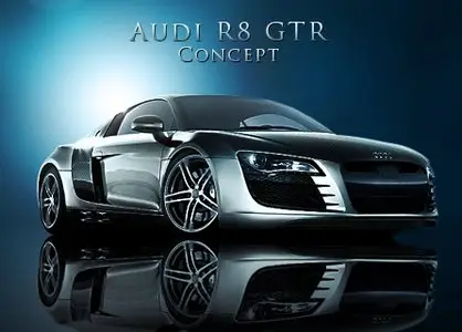 Audi R8 GTR .PSD Format