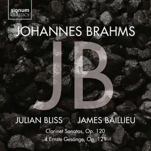 Julian Bliss & James Baillieu - Brahms Sonatas (2021) [Official Digital Download 24/96]