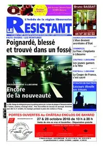 Le Journal Le Résistant - 20 octobre 2018