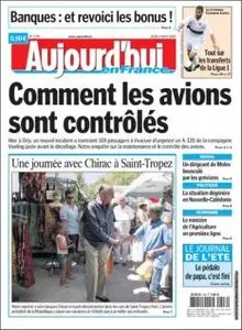 Aujourd'hui en France, du Jeudi 06 Aout 2009.