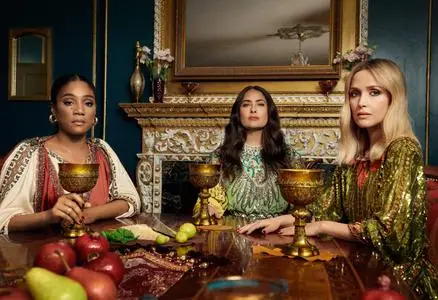 Tiffany Haddish, Salma Hayek and Rose Byrne by Robbie Fimmano for InStyle US January 2020