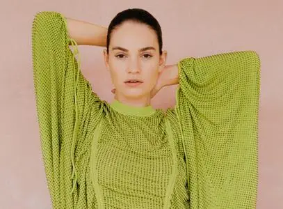 Lily James by Nick Thompson for The Laterals #5 Winter 2020