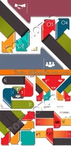 Creative Infographics vector set 20