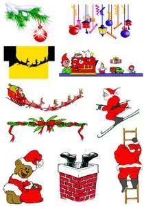 New Year Clipart: Set 10