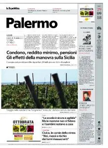 la Repubblica Palermo - 29 Settembre 2018
