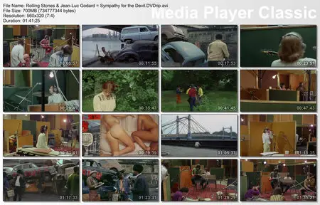 (Docu Musical) Rolling Stones + Godard = Sympathy for the Devil (DVDrip) 1968