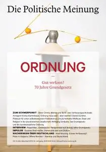 Die Politische Meinung – 15. März 2019