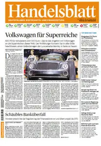 Das Handelsblatt vom 04 Februar2013