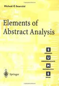 Elements of Abstract Analysis