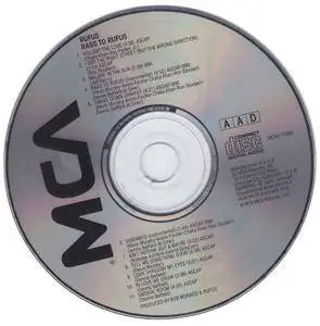 Rufus featuring Chaka Khan ‎- Rags To Rufus (1974) [1994, Reissue]