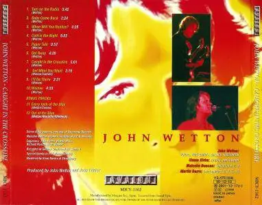 John Wetton - Caught In The Crossfire (1980) {1999, Japanese Reissue}