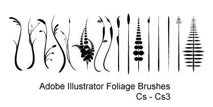 Adobe Illustrator Foliage Brushes
