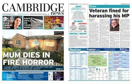 Cambridge News – December 15, 2017
