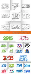 Inscription 2015 vector 15