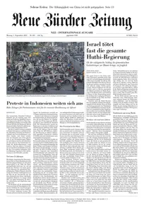 Neue Zuercher Zeitung International - 01 September 2025