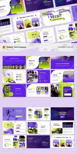 Robotic Tech Company - Powerpoint Template GM6FUGK