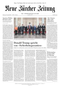 Neue Zurcher Zeitung International - 19 August 2025