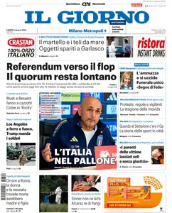 Il Giorno Milano Metropoli - 9 Giugno 2025