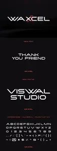 Waxcel - Modern Logo Font QDRT55D