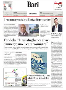 la Repubblica Bari - 13 Giugno 2025