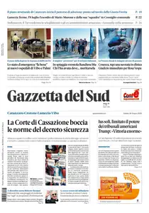 Gazzetta del Sud Catanzaro - 28 Giugno 2025