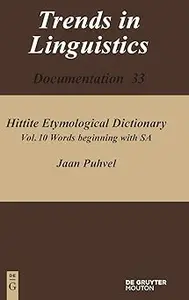 Hittite Etymological Dictionary. Words Beginning With Sa