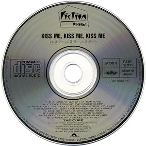 The Cure - Kiss Me, Kiss Me, Kiss Me (1987) Japanese Press