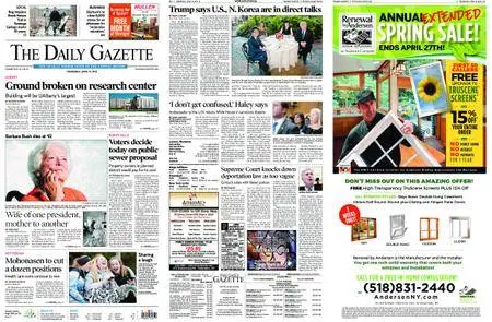 The Daily Gazette – April 18, 2018