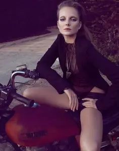 Eniko Mihalik - Camilla Akrans Photoshoot for Vogue Germany April 2012