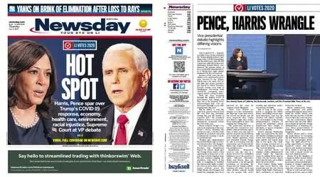 Newsday – October 08, 2020