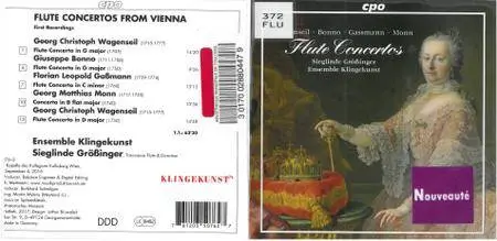 Sieglinde Größinger & Ensemble Klingekunst - Wagenseil, Bonno, Gassmann & Monn: Flute Concertos (2017)