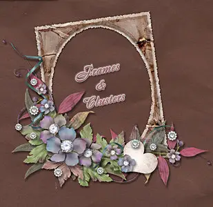 Vintage frames, clusters & elements