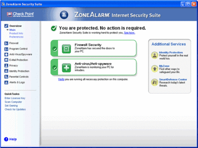 ZoneAlarm Extreme Security v8.0.283