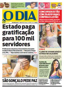 Jornal O Dia - 4 de junho de 2012 - Segunda