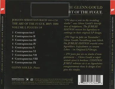 Johann Sebastian Bach - Glenn Gould - The Art of Fugue Vol. 1 (1962, CD ReIssue 2007)