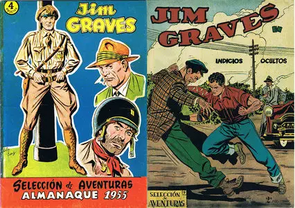 Jim Graves - Selección Aventuras (Numeración: 9 a 40) y Almanaque 1955
