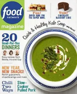 Food Network Magazine - January - February 2015 (True PDF)