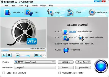 Bigasoft WTV Converter 5.1.3.6446 Multilingual Portable