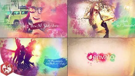 Watercolor Slideshow - Project for After Effects (VideoHive)