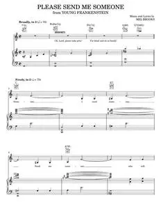 Please Send Me Someone - Mel Brooks, Young Frankenstein Musical (Piano-Vocal-Guitar)