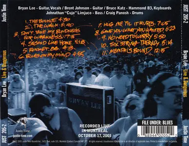Bryan Lee - Live & Dangerous (2005)