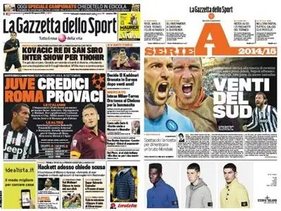 La Gazzetta dello Sport (29-08-14) + Speciale Serie A