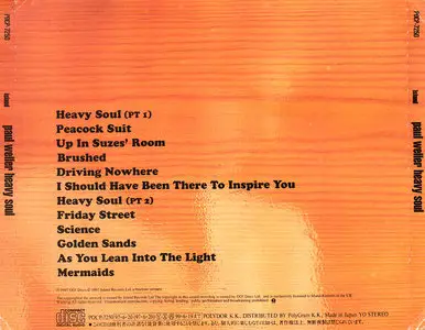 Paul Weller - Heavy Soul (1997) Japanese Edition