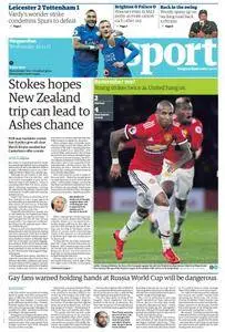 The Guardian Sports supplement  29 November 2017