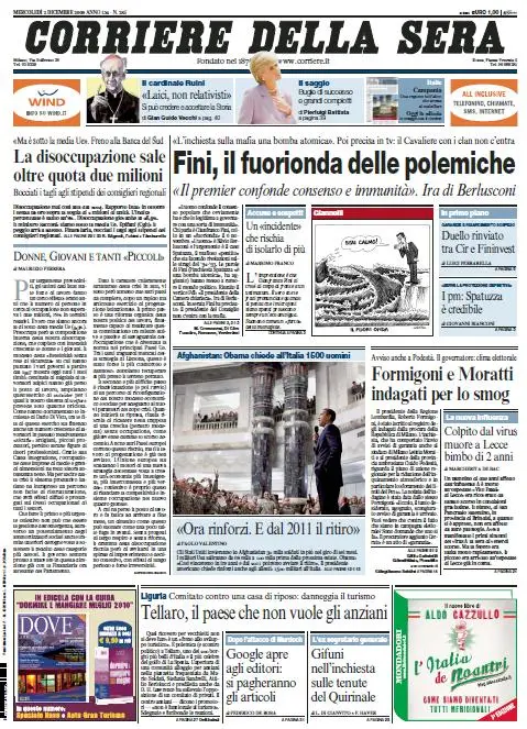 Il Corriere della Sera (02-12-09)