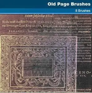 Old Pages Brushes for Photoshop
