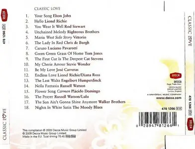 Classic Love The Ultimate Ballads Album [2009]