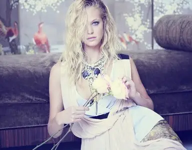 Erin Heatherton by Bruno Staub for US ELLE December 2012