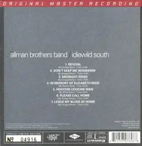 The Allman Brothers Band - Idlewild South (1970) [MFSL UDCD 769]
